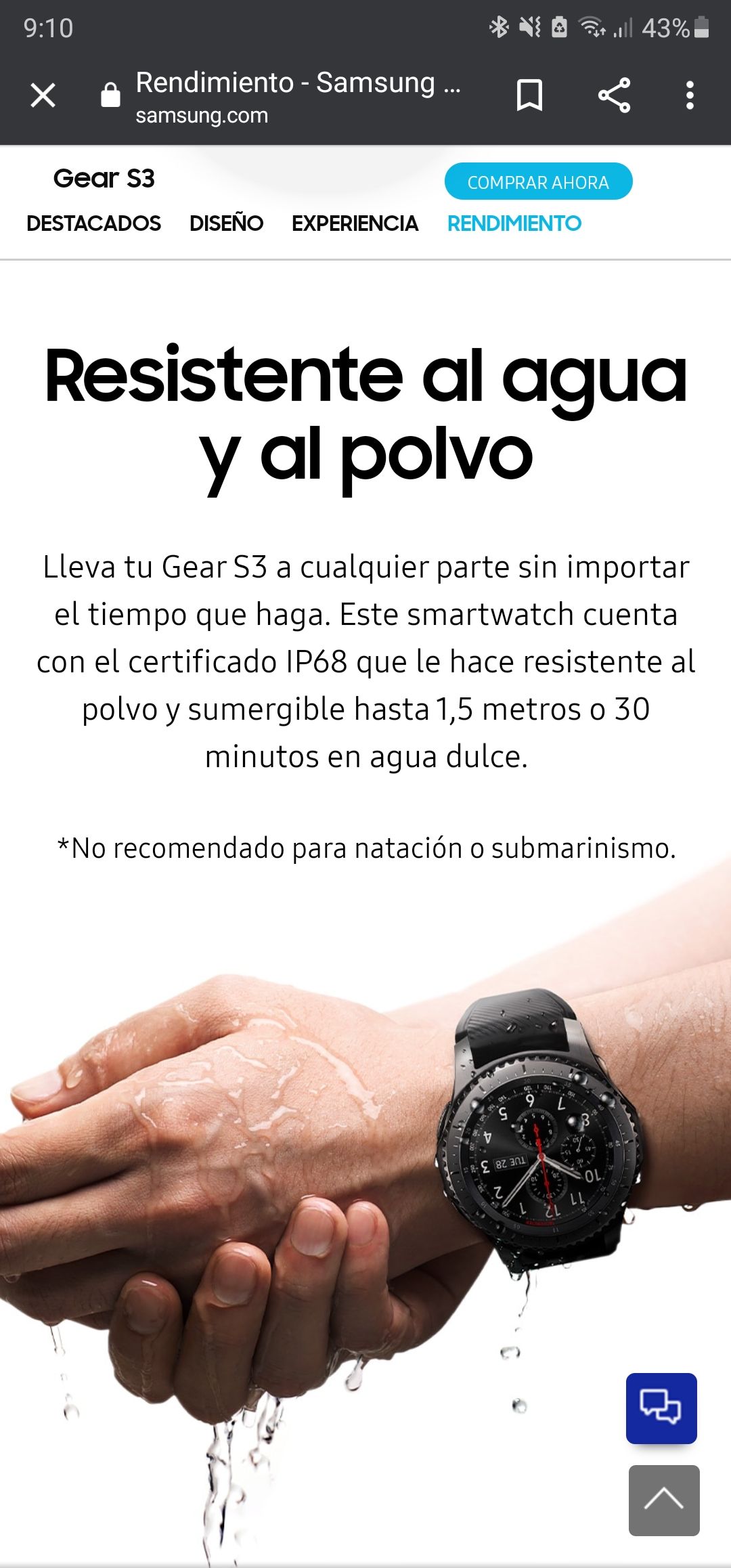 Solucionado: Garantía Gear S3 Frontier SM-R760 - Samsung Community