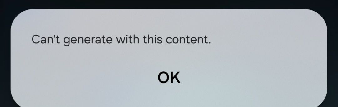 AI Photo Editing Not Working Comes Up With Cant Generate Photo Inspiration