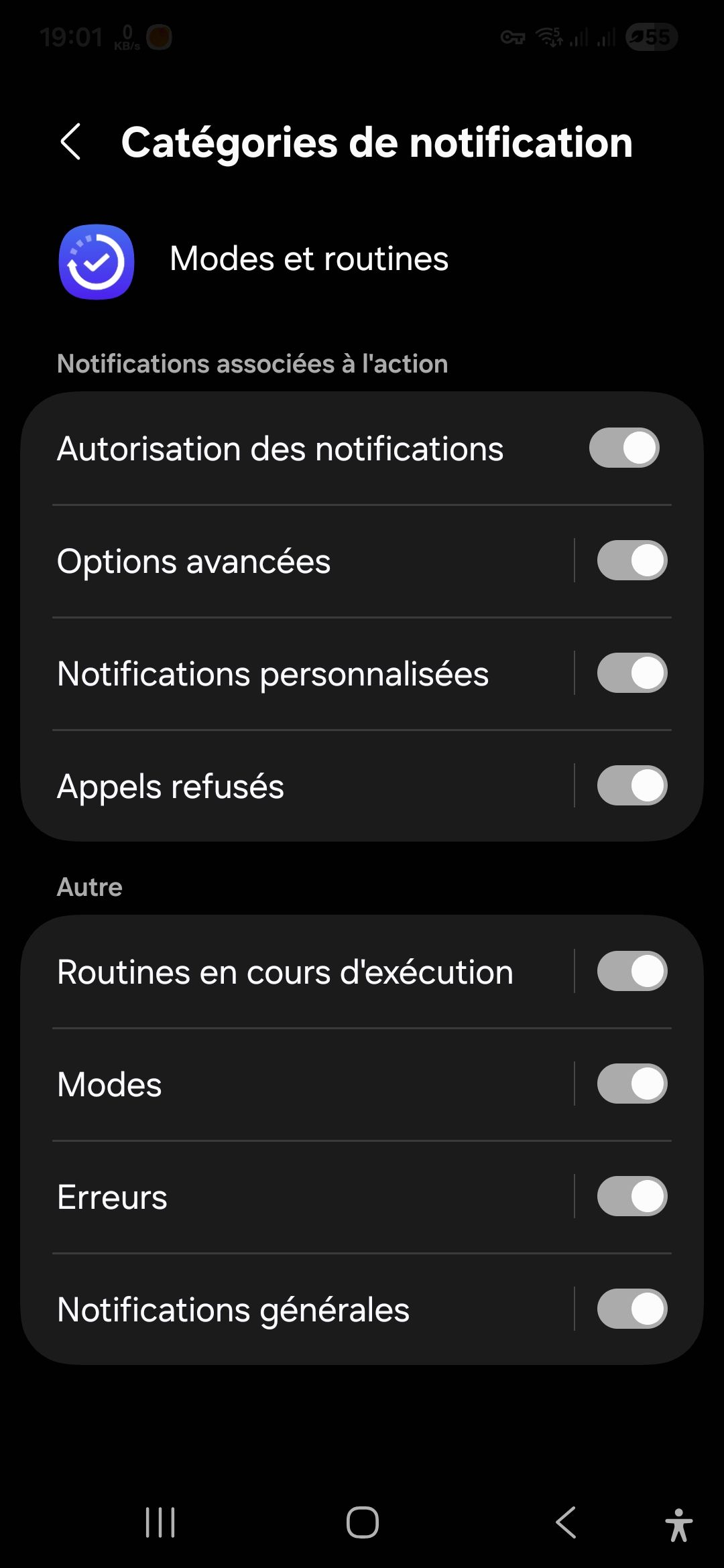 Mode et routine - Samsung Community