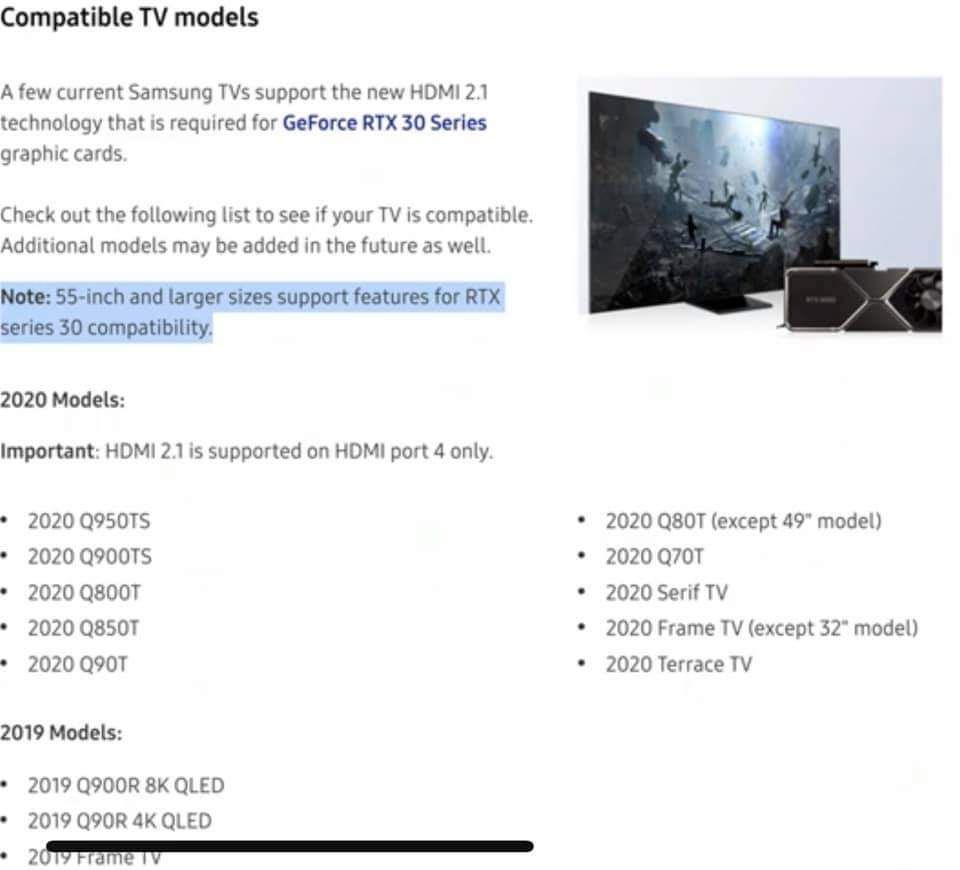 Does the 2018 model Q9FN (55" & higher) support HDMI 2.1? - Samsung  Community