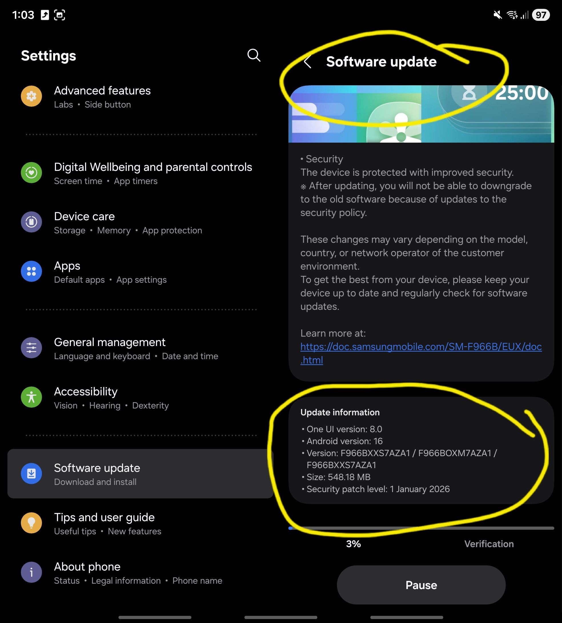 ZFOLD7 and ZFLIP7 - January 26 Security Patch UK - Samsung Community