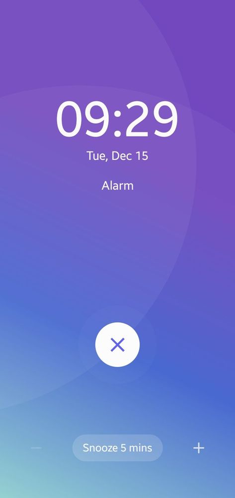 Alarm - Samsung Community