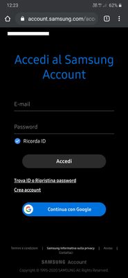 accesso account con google. - Pagina 2 - Samsung Community