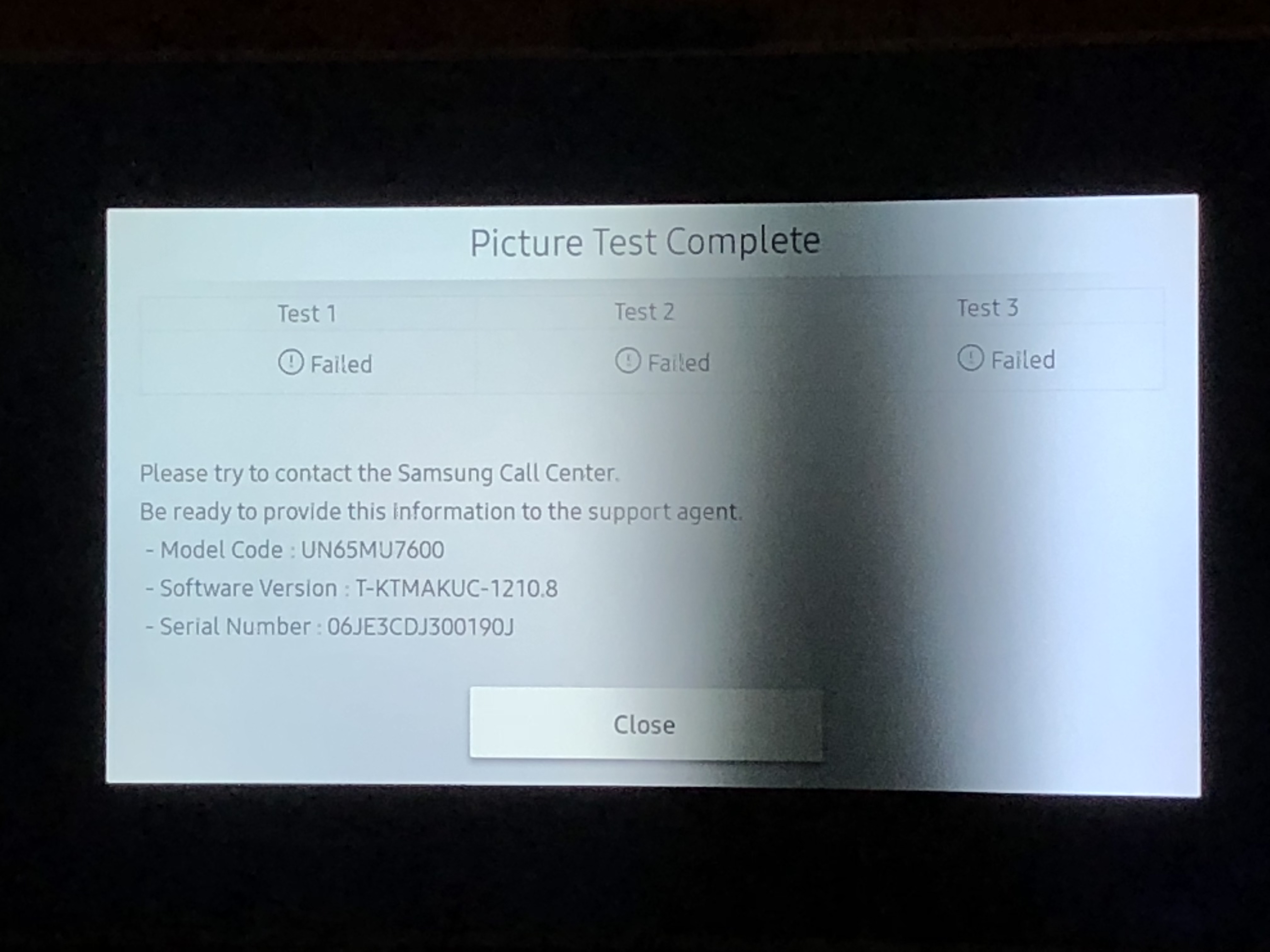 Solved: TV Screen has dark section at bottom of screen - Samsung Community