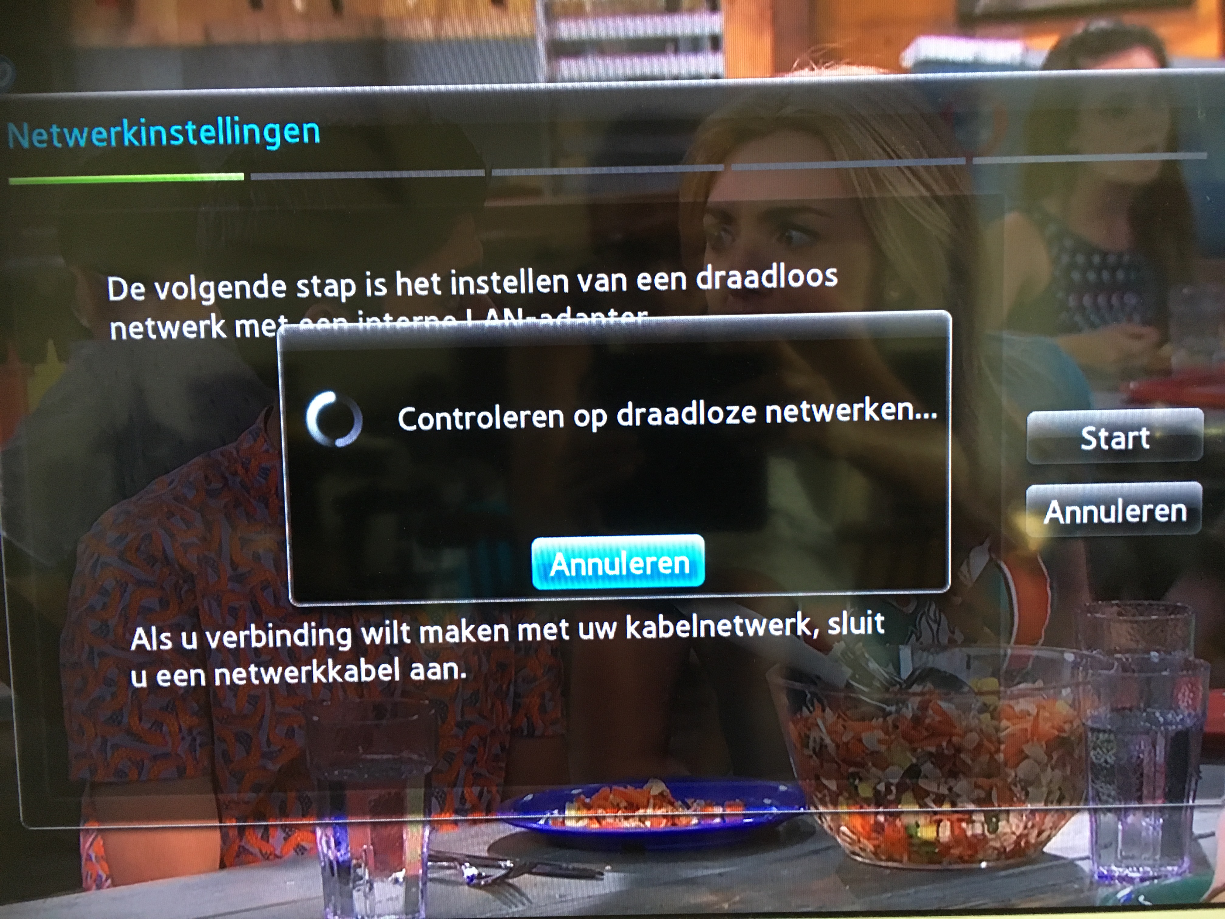 Opgelost: TV "ziet" geen draadloze netwerken meer - Samsung Community