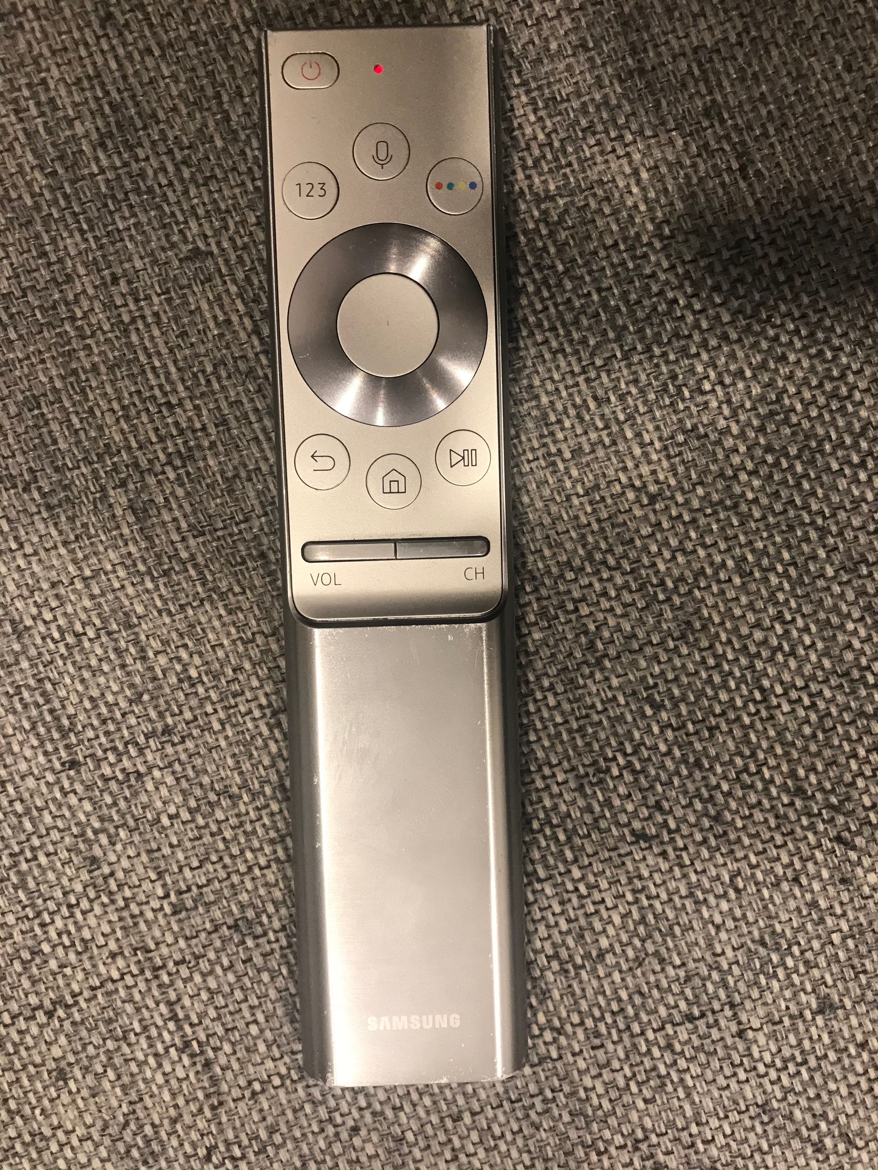 Solved: One remote not working, red light always on - Samsung Community