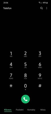 Aplikace Telefon - Android 11