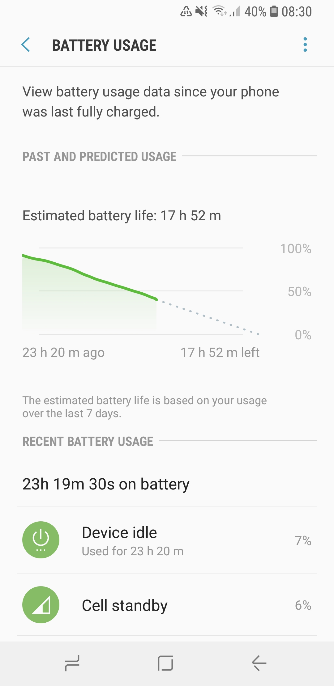 Galaxy S8 Battery drain after july update - Android System app - Samsung  Community
