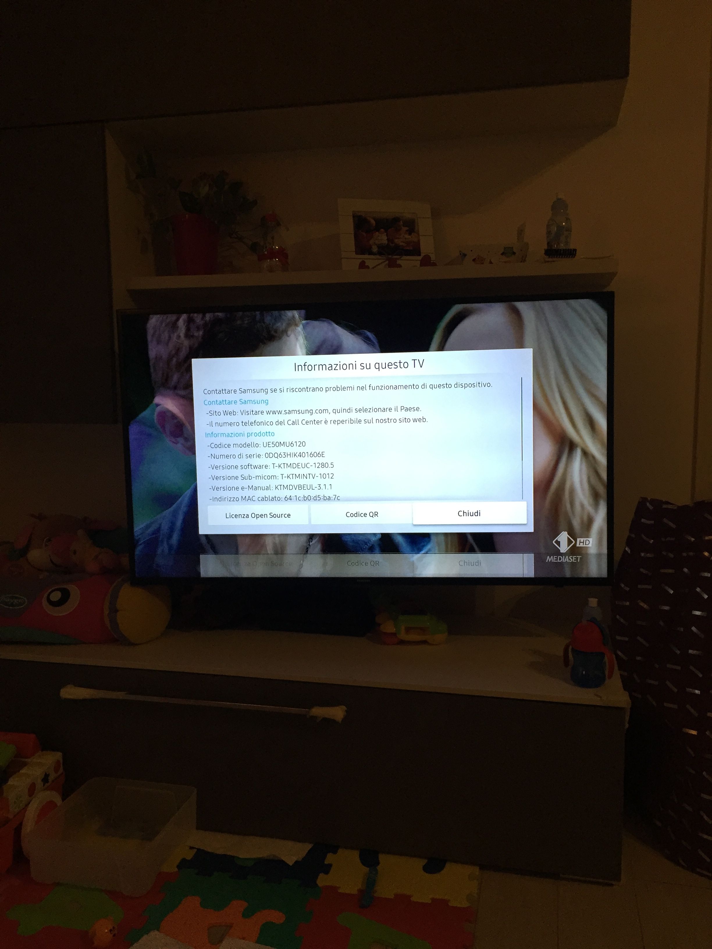 Smart Tv modello UE50MU6120 problema schermo parte inferiore - Samsung  Community