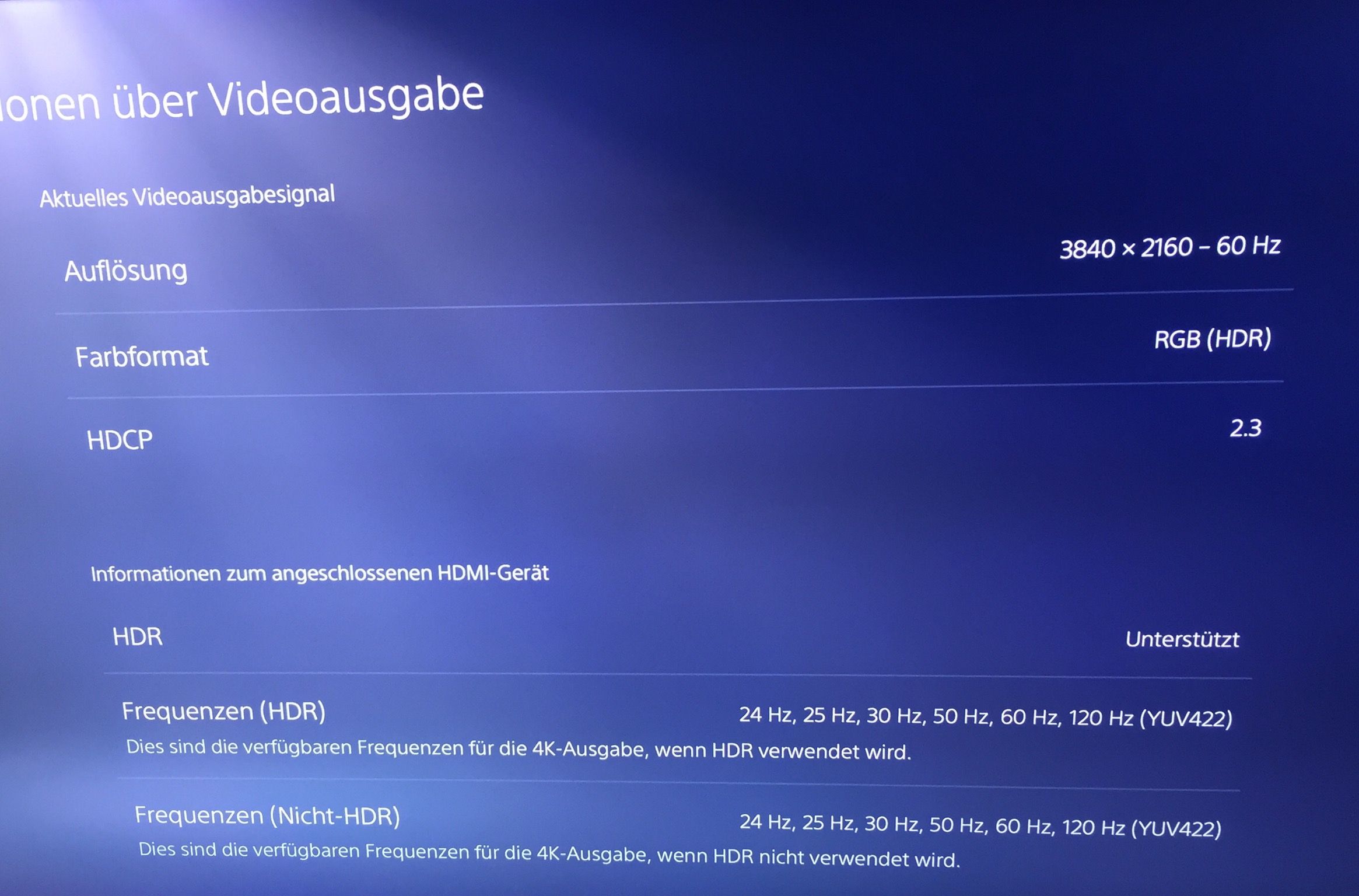 Playstation 5 (PS5) wird am 65Q95T teilweise nicht erkannt Samsung
