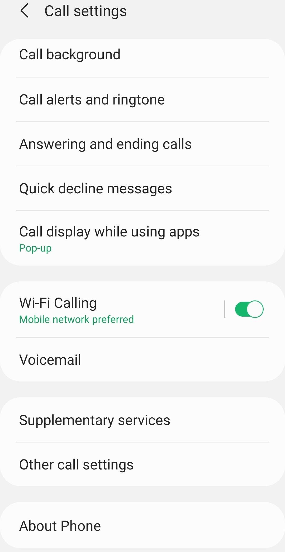 Solved Wifi Calling Android 11 Samsung Community