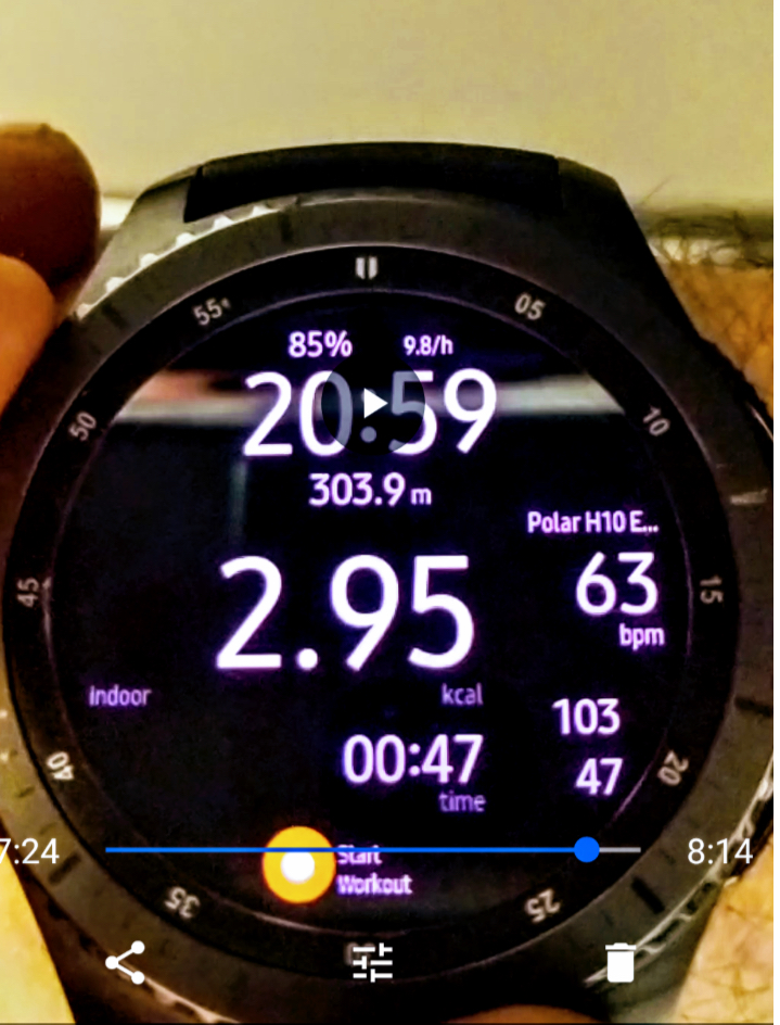 Polar h10 cheap samsung gear s3