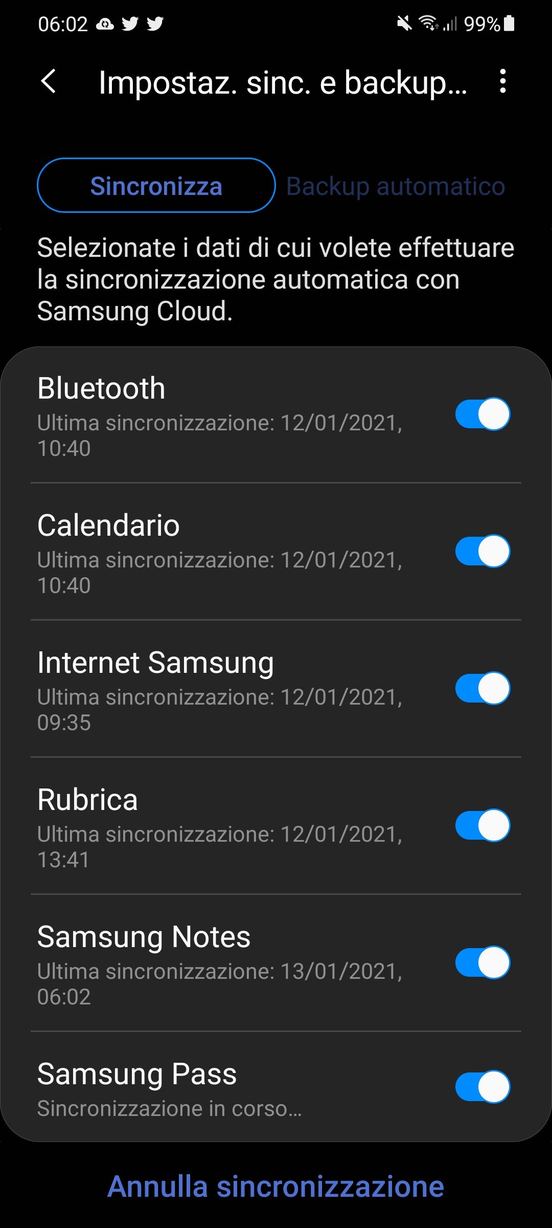 Recupero dati app - Samsung Community
