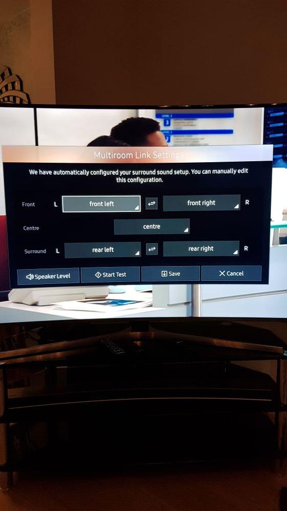 Solved: Soundbar, 4x r1 and surround issues? - Samsung Community