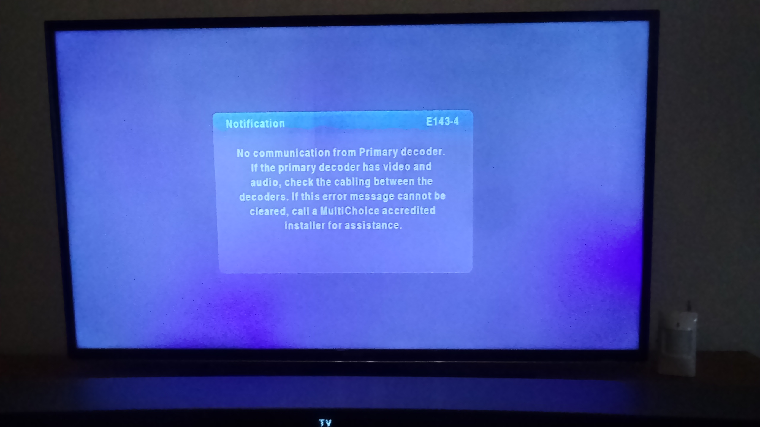 Blue patches on my smart tv screen - Samsung Community