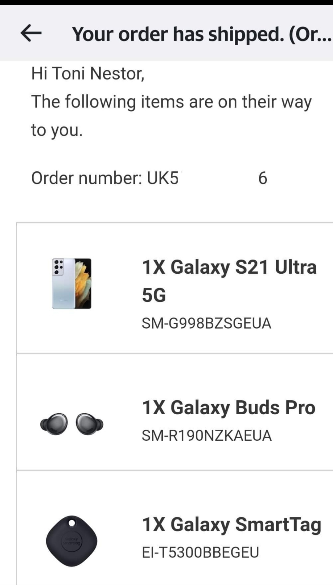 Shipping early? Page 10 Samsung Community