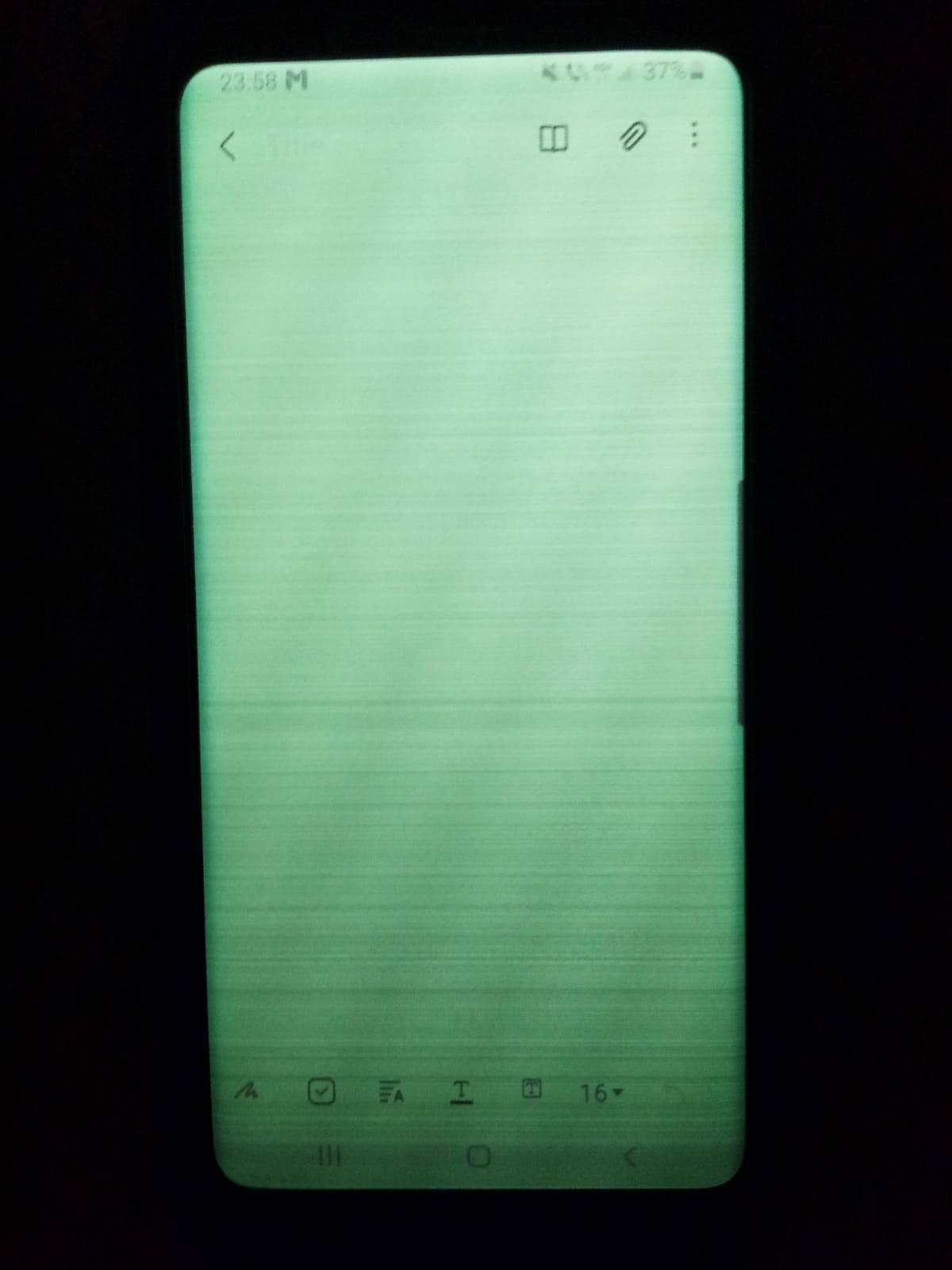 Problema display S9 (colorat verde) - Samsung Community