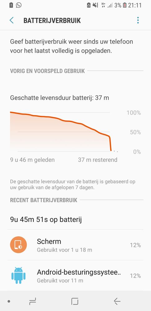 Opgelost: Batterij s9 snel leeg - Samsung Community