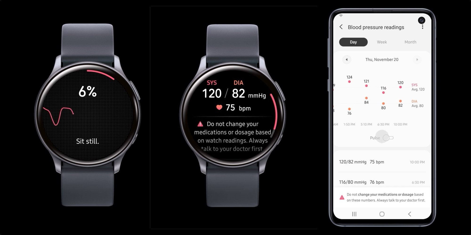 Samsung galaxy watch best sale 3 blood pressure europe