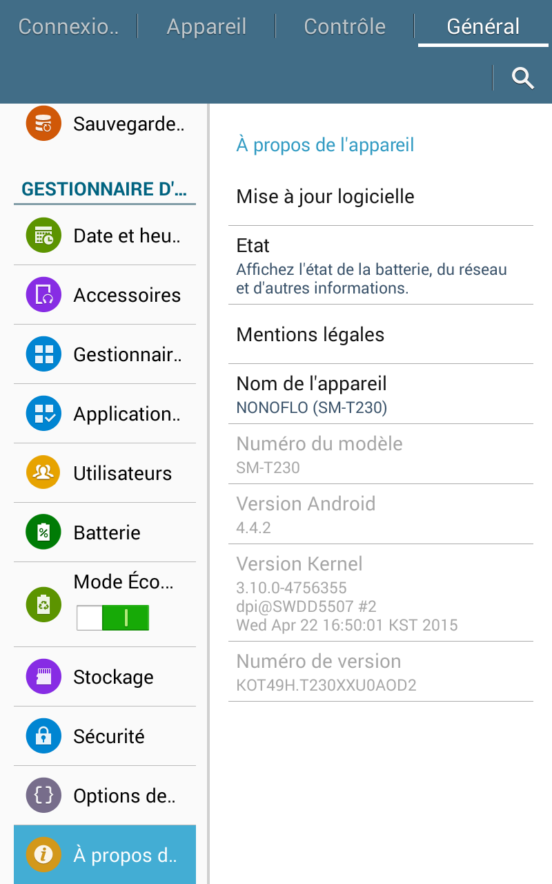 Tablette Samsung Tab 4 Mise à jour Android - Samsung Community