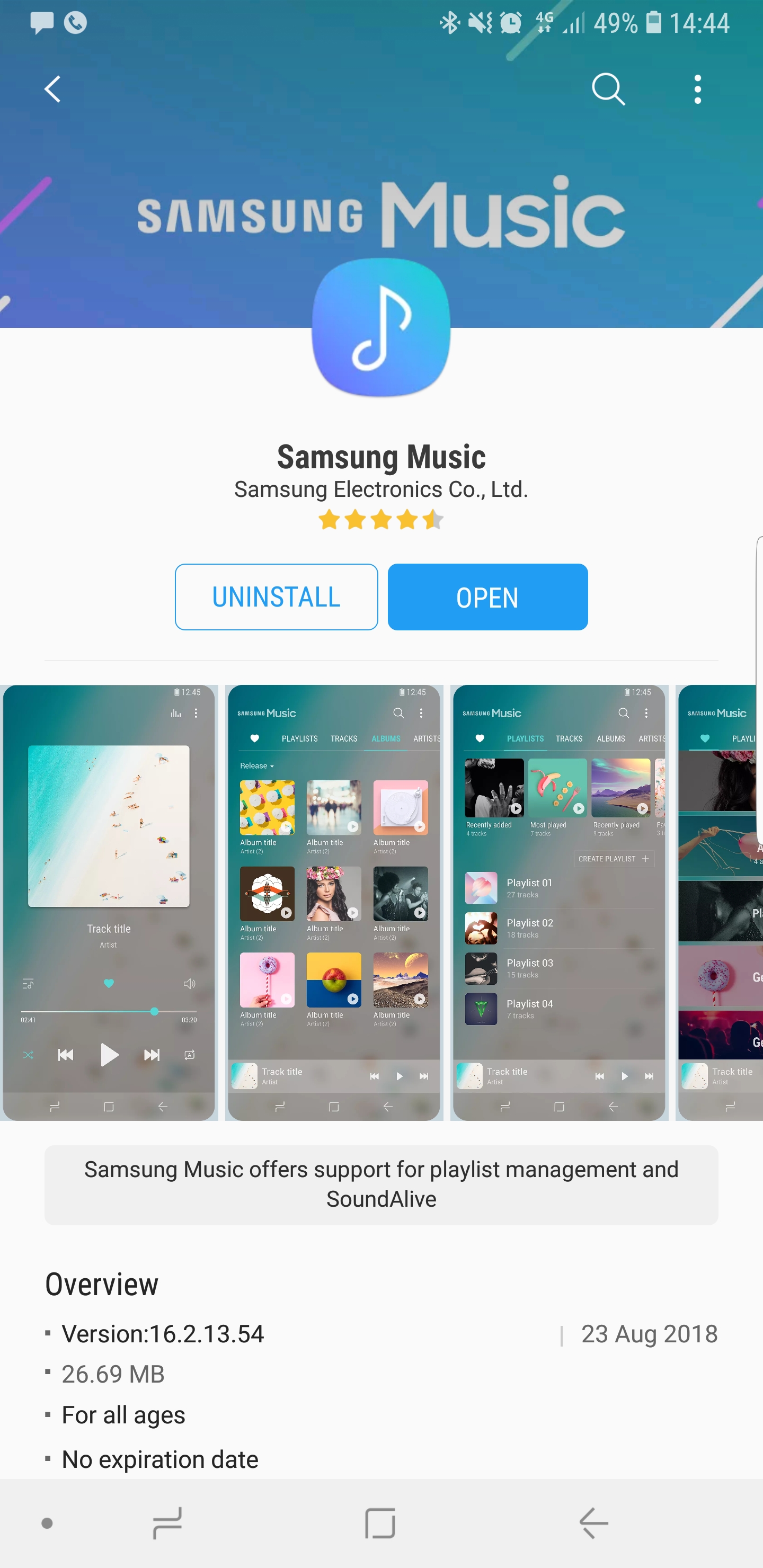 Solved Play All Music Copied To My Music Folder On Galaxy S8 Samsung Community