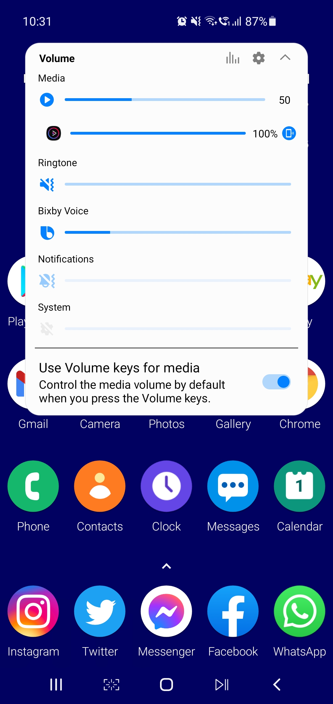 New volume slider - Samsung Community