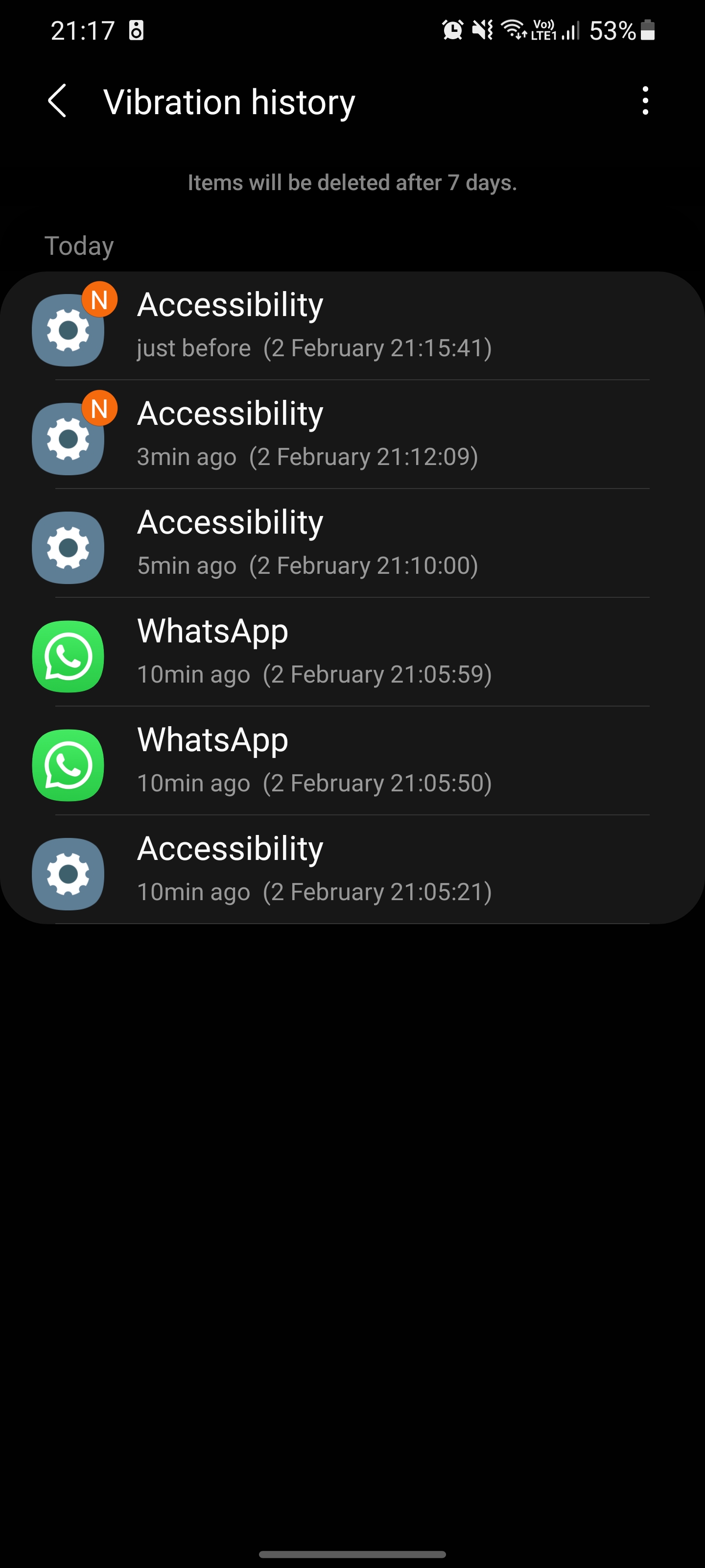 Solved: Accessibility - Random Vibrations - Samsung Community