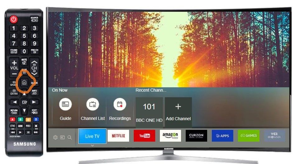 Solved: Promotional menu on TV - Samsung Community