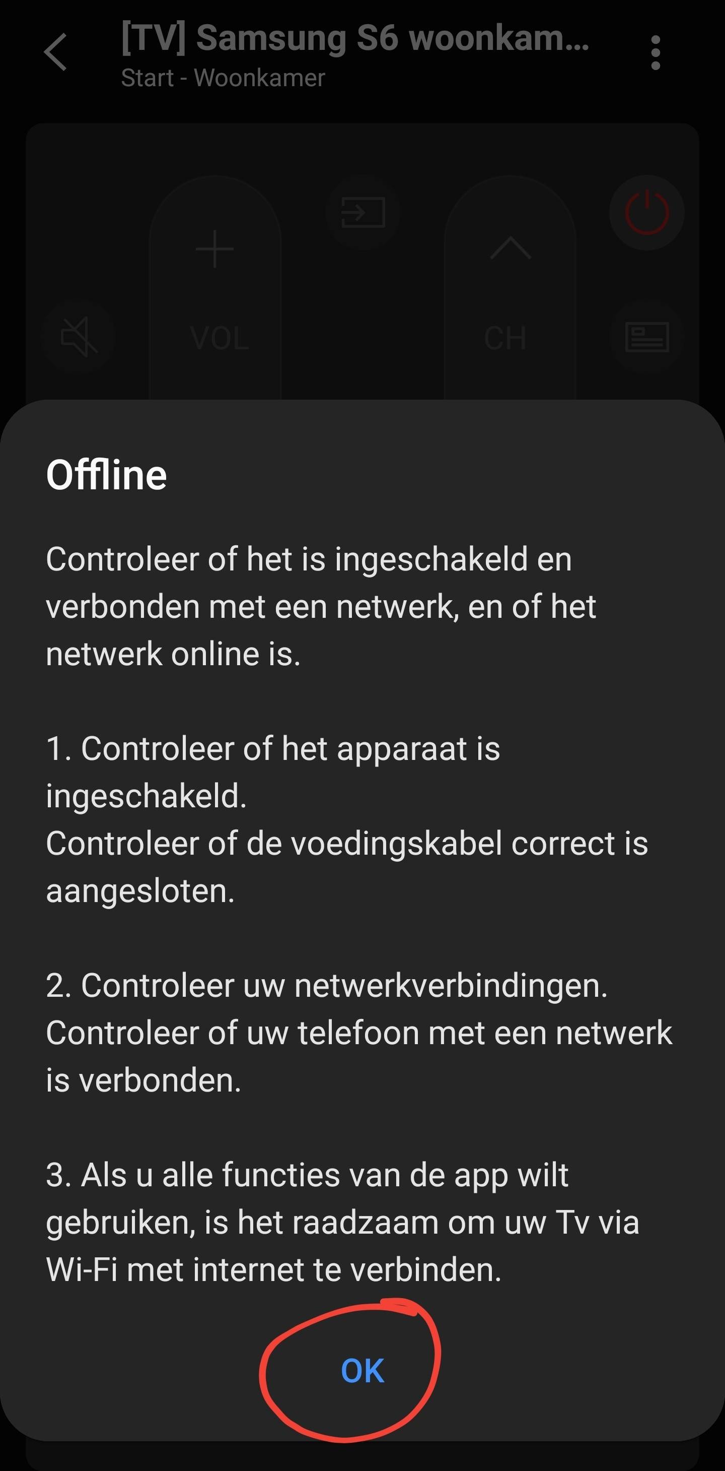 Tv kan ik niet aanzetten met smart things Samsung Community