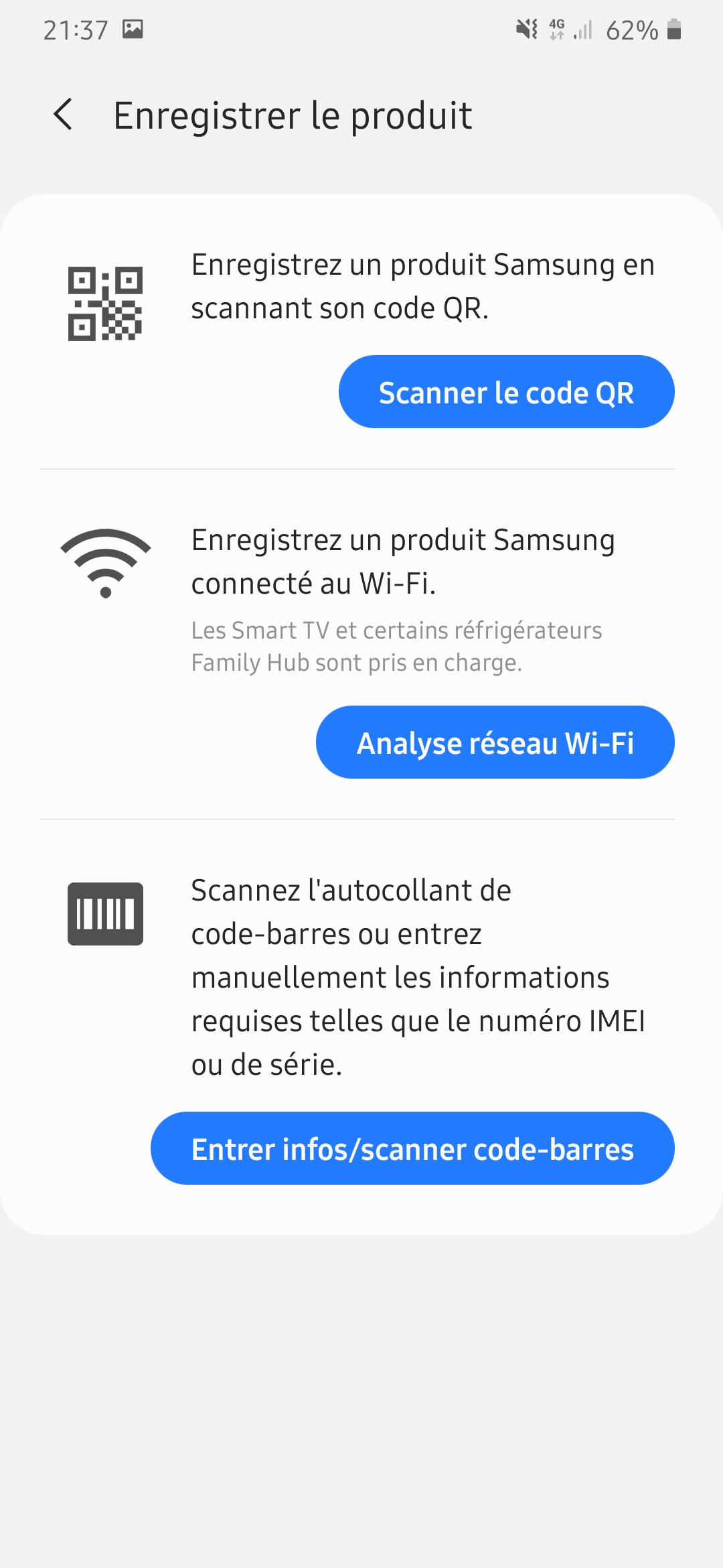 Enregistrement nouveau smartphone - Samsung Community