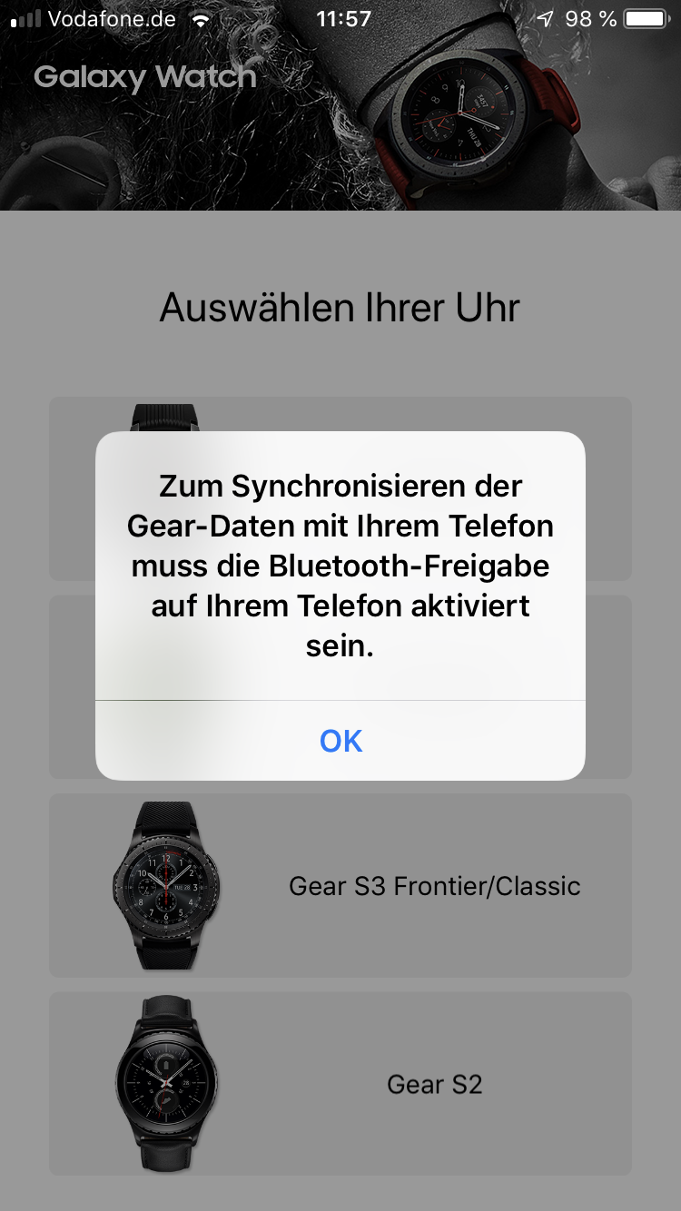 Gelöst: Koppeln von Galaxy Watch und iPhone 7 nicht möglich - Samsung  Community