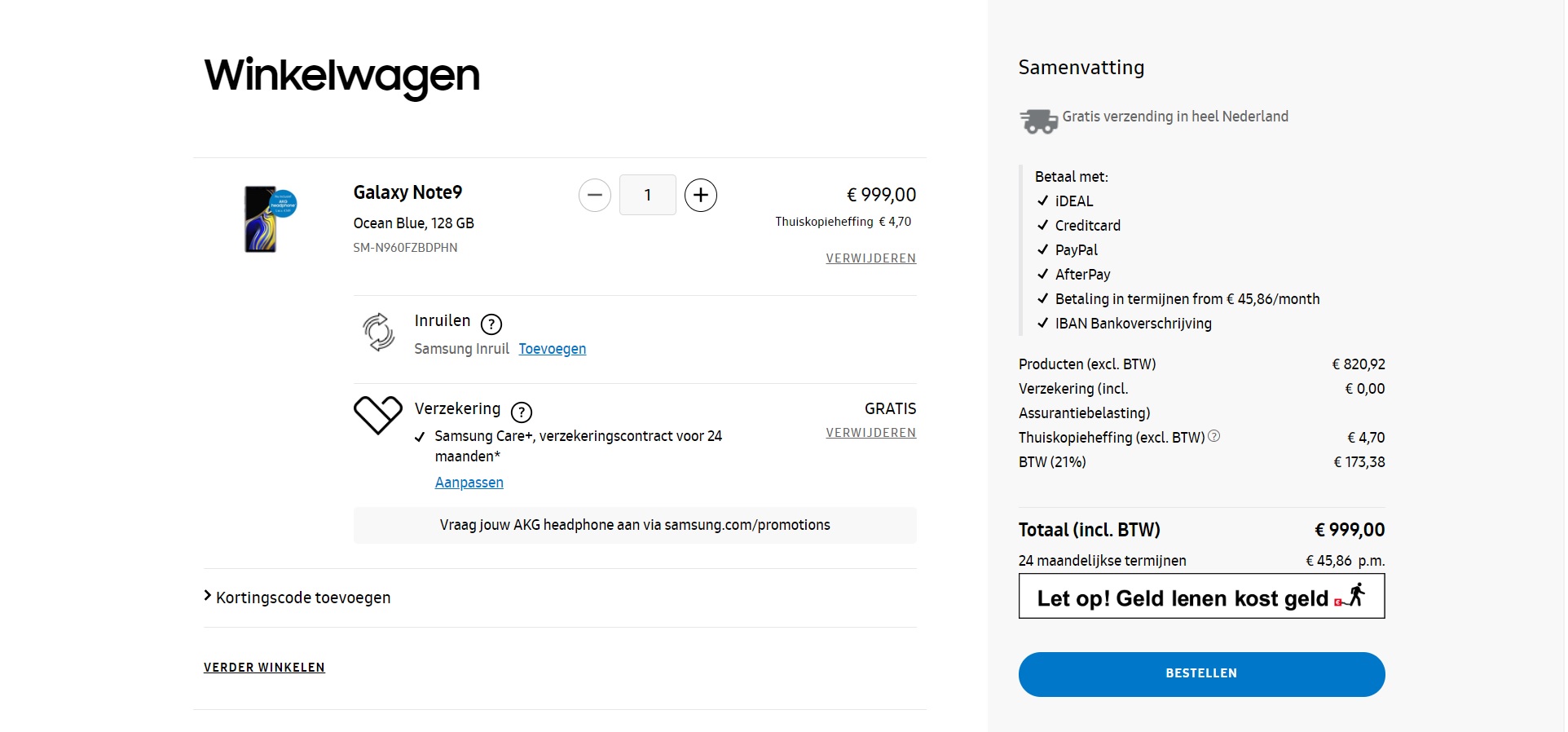 Blauwe plek tornado Kudde bug payment - Samsung Community
