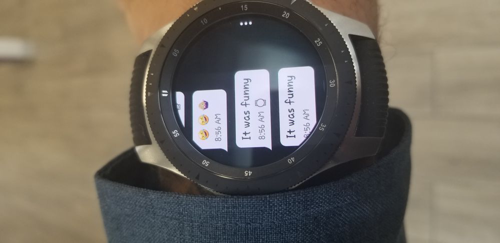 46MM Galaxy watch double texting - Samsung Community