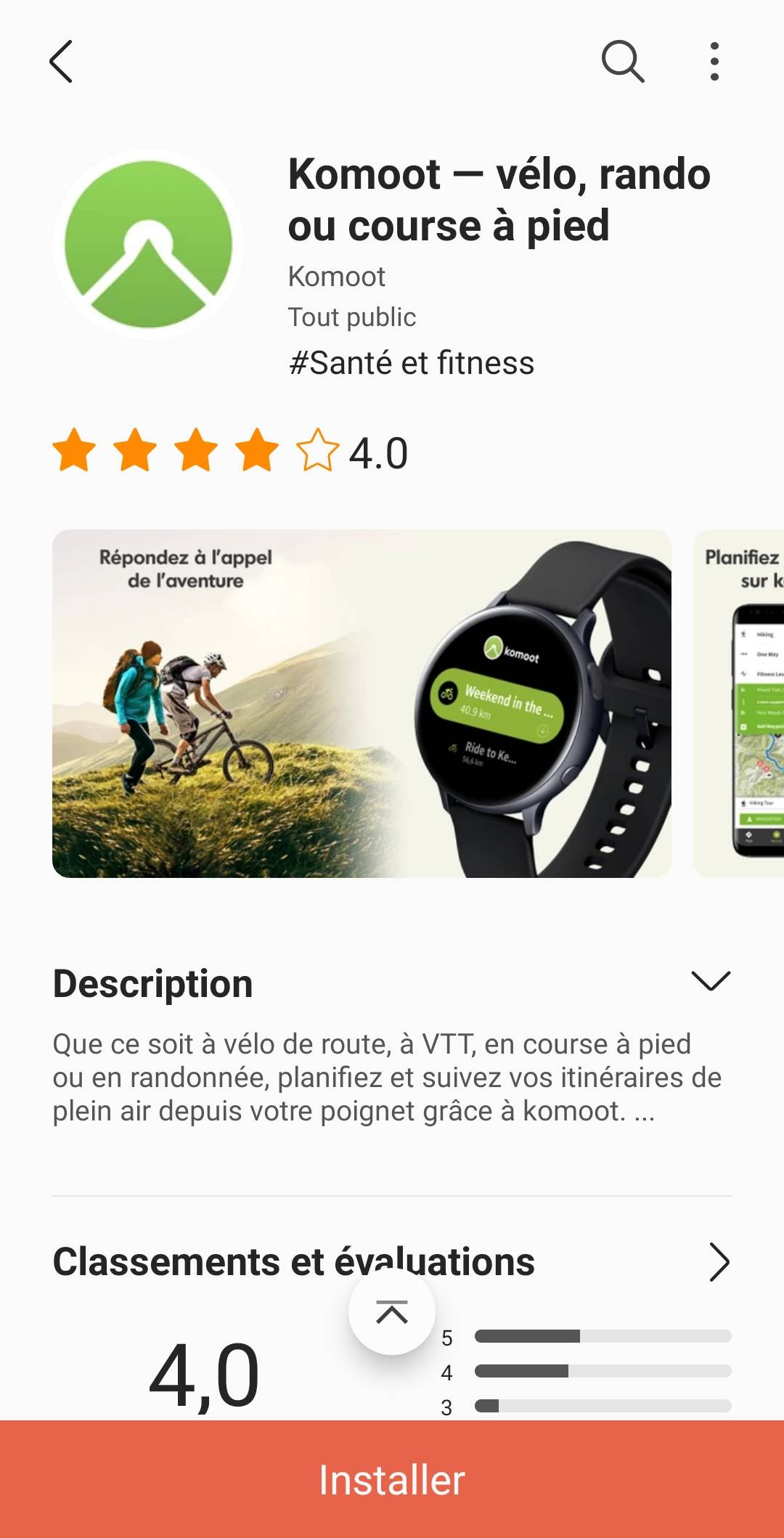 Charger une trace GPX sur Galaxy watch Samsung Community