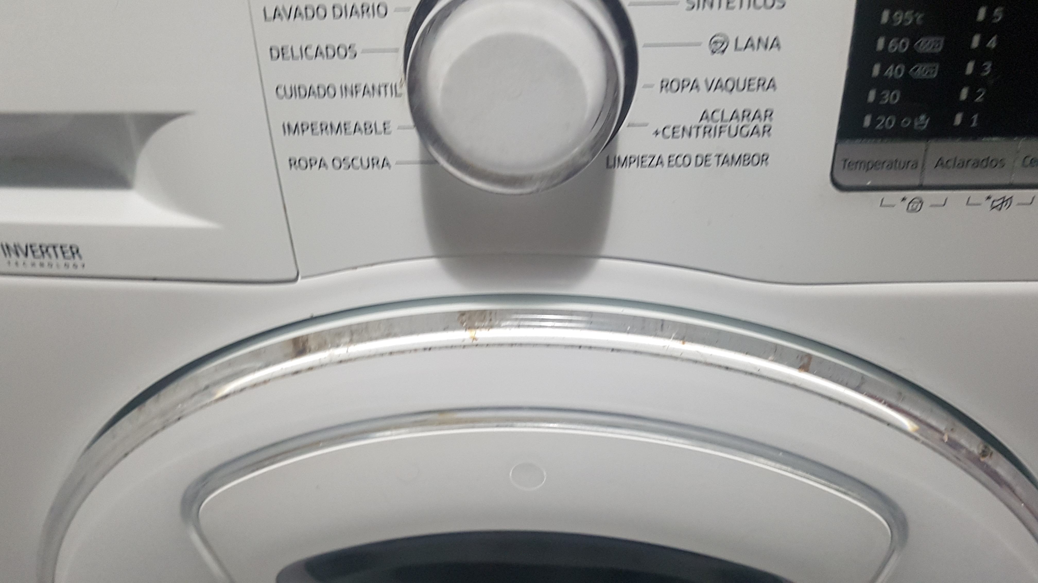 Solucionado: Limpieza embellecedor lavadora samsung - Samsung Community