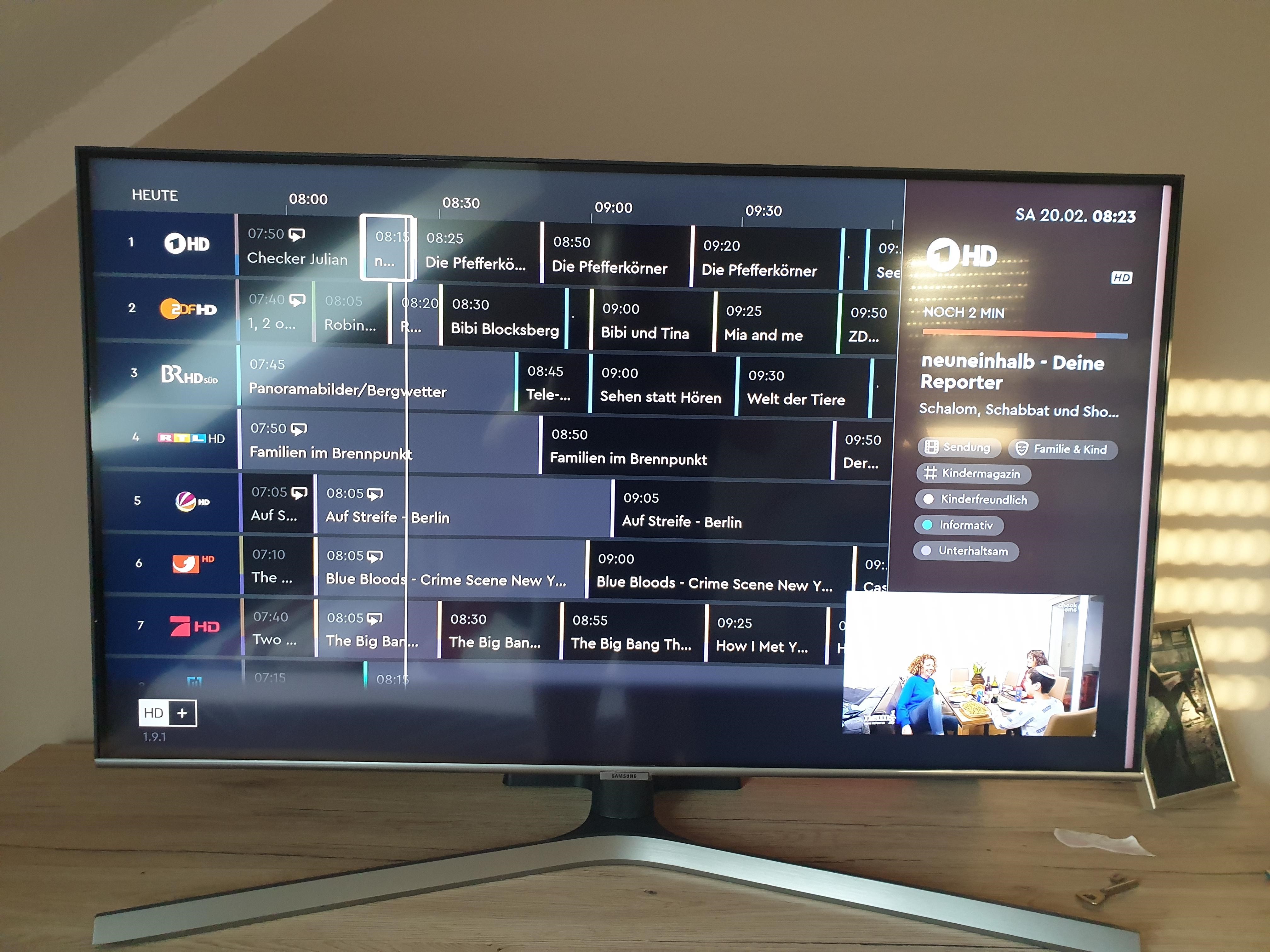Gelöst Unterschiedliche EPG Darstellungen ? Samsung Community