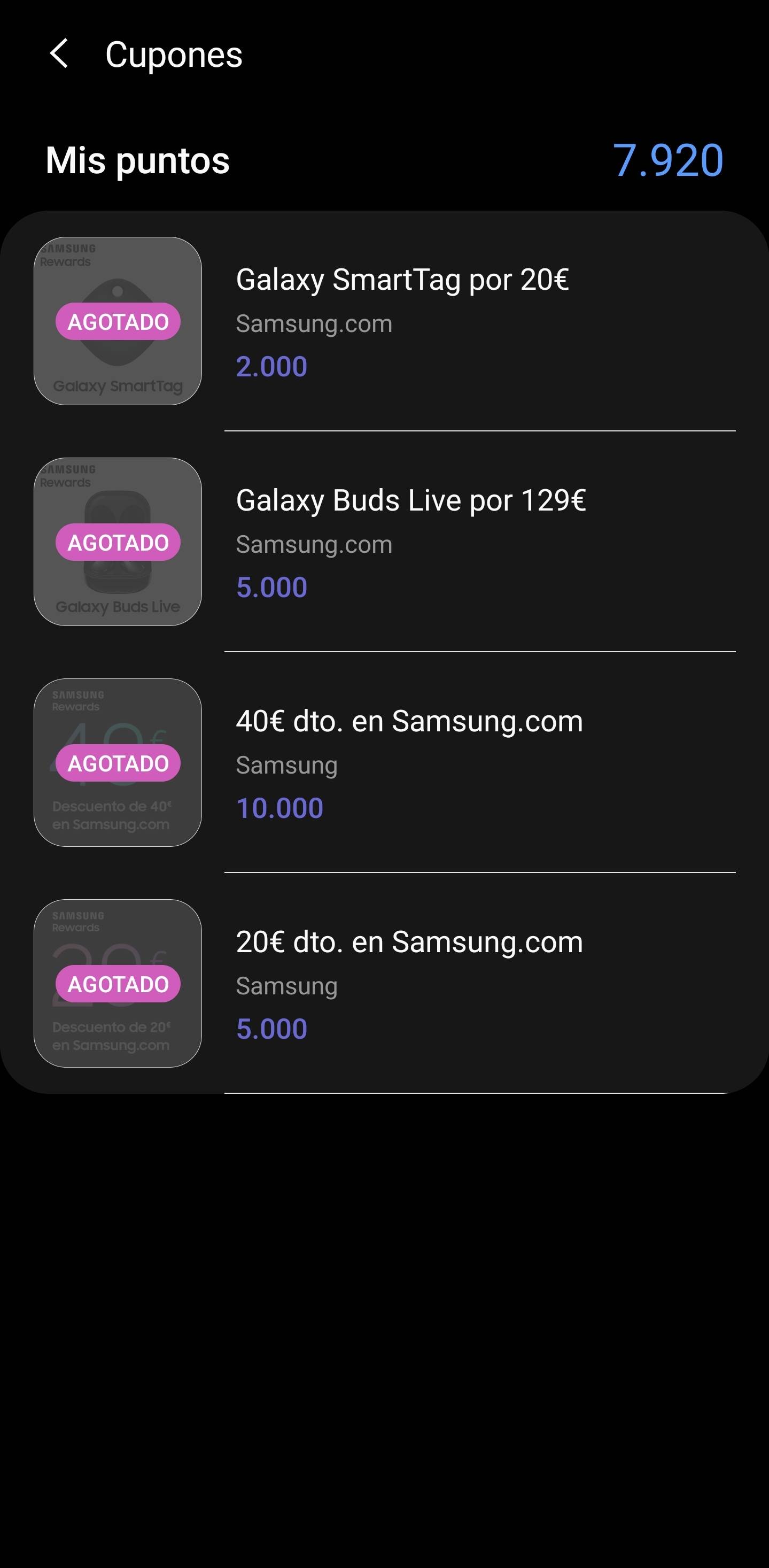 Solucionado: Nuevos Samsung Rewards Samsung Pay - Página 2 - Samsung  Community