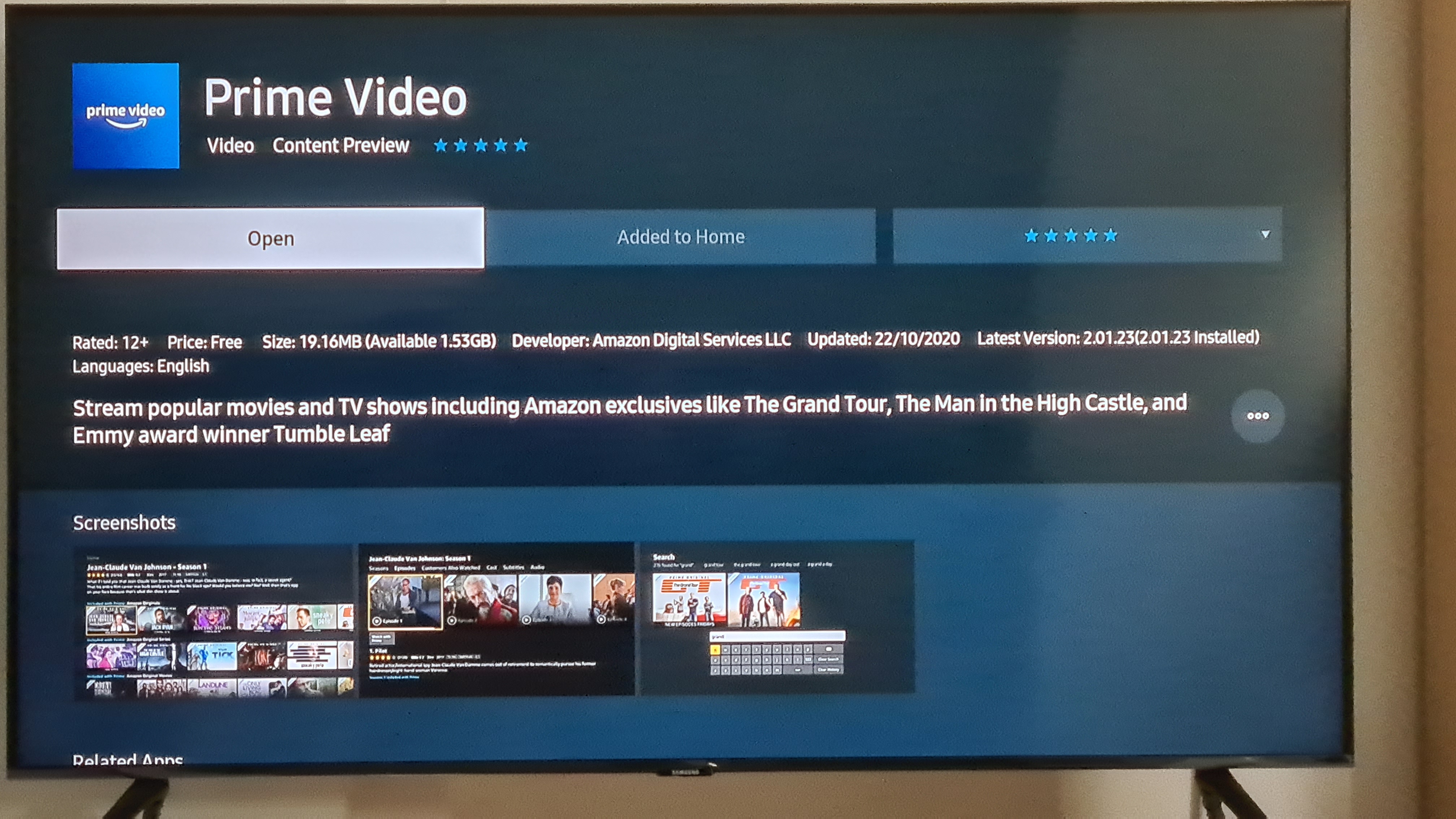 How to watch prime video on on sale samsung smart tv