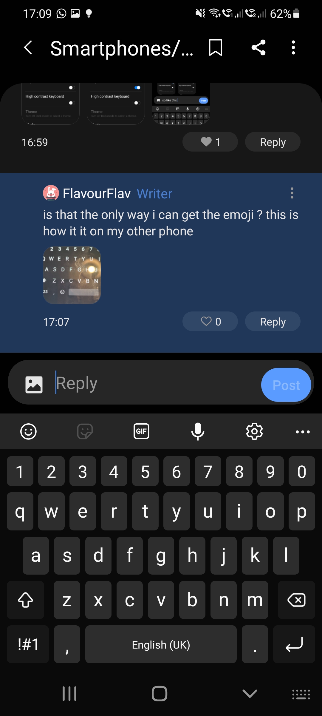 emoji on the keyboard - Samsung Community