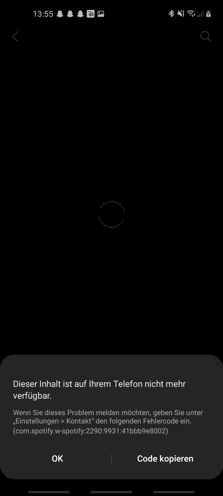 Spotify für Samsung Uhr nicht im AppStore Samsung Community