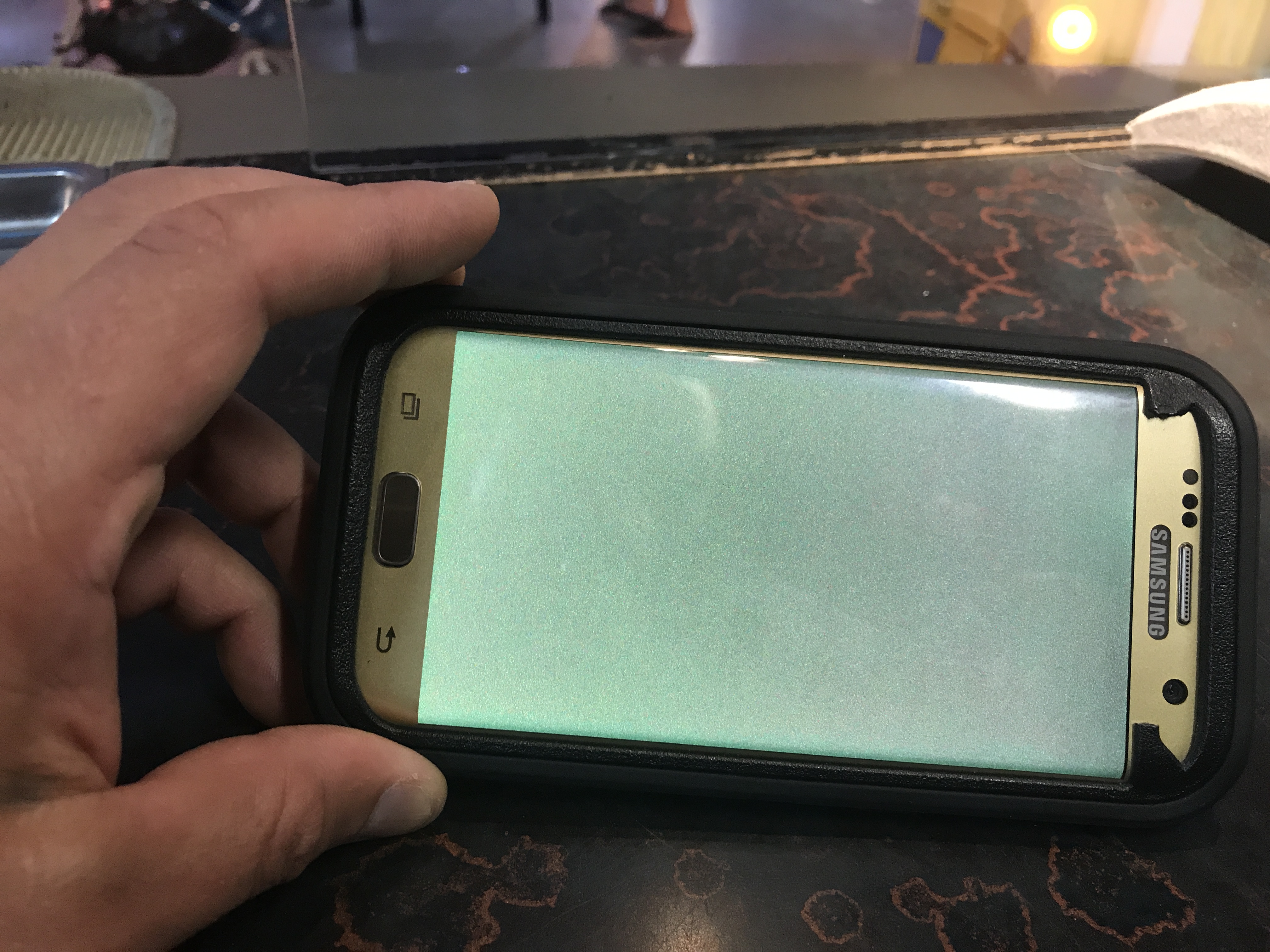 Samsung galaxy s7 edge green screen problems Samsung Community