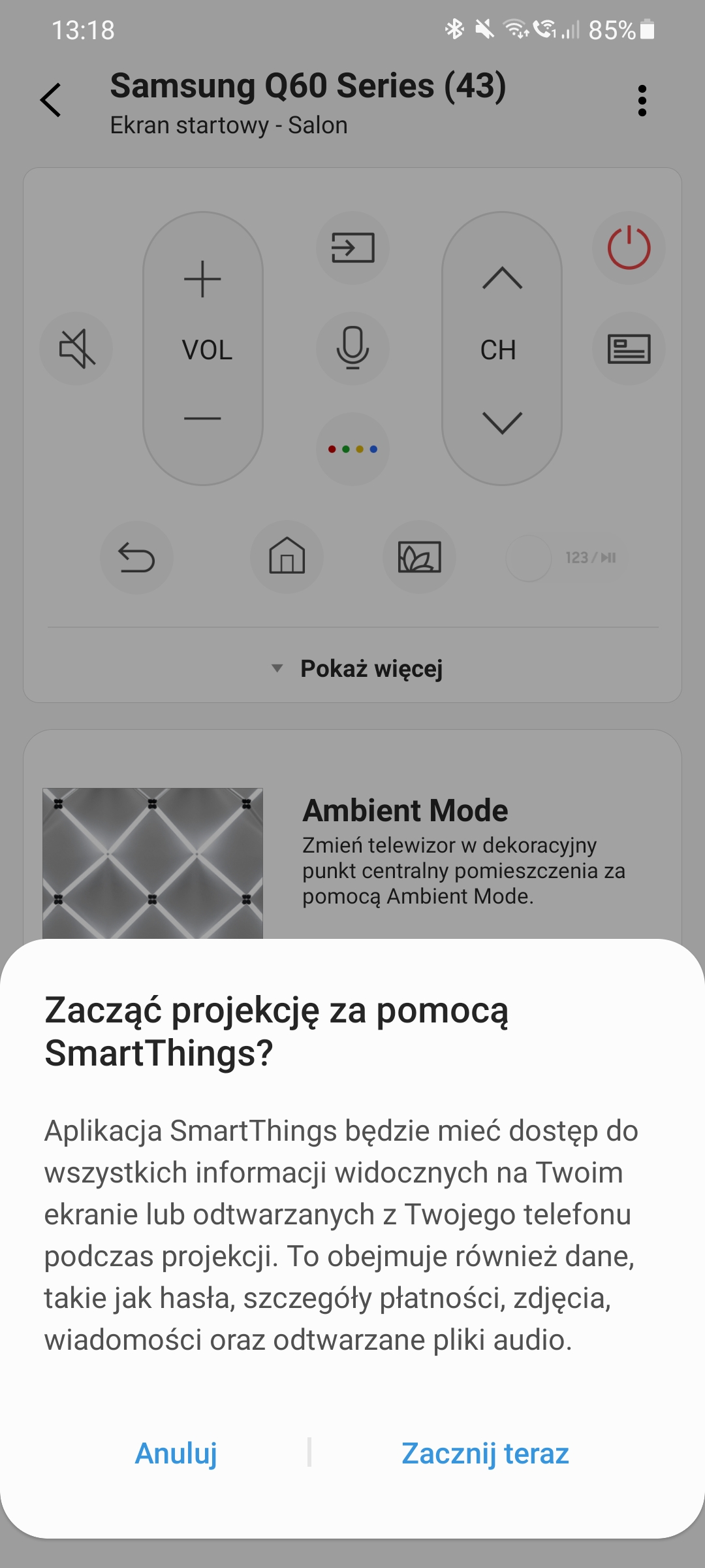Smart View - Odbicie Lustrzane - Samsung Community