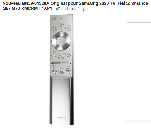 Samsung One Remote on other Samsung TVs - Samsung Community