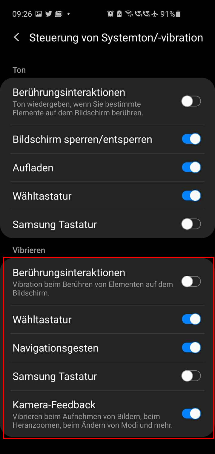 wie kann man vibration ausschalten Gelöst: Vibration