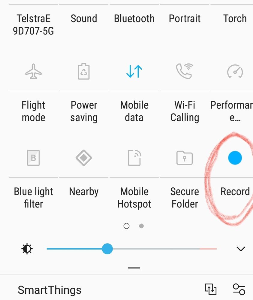 Built in hidden screen recorder in S9 - Samsung Community