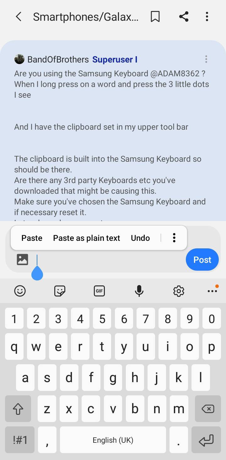 Samsung Galaxy A12 clipboard - Samsung Community