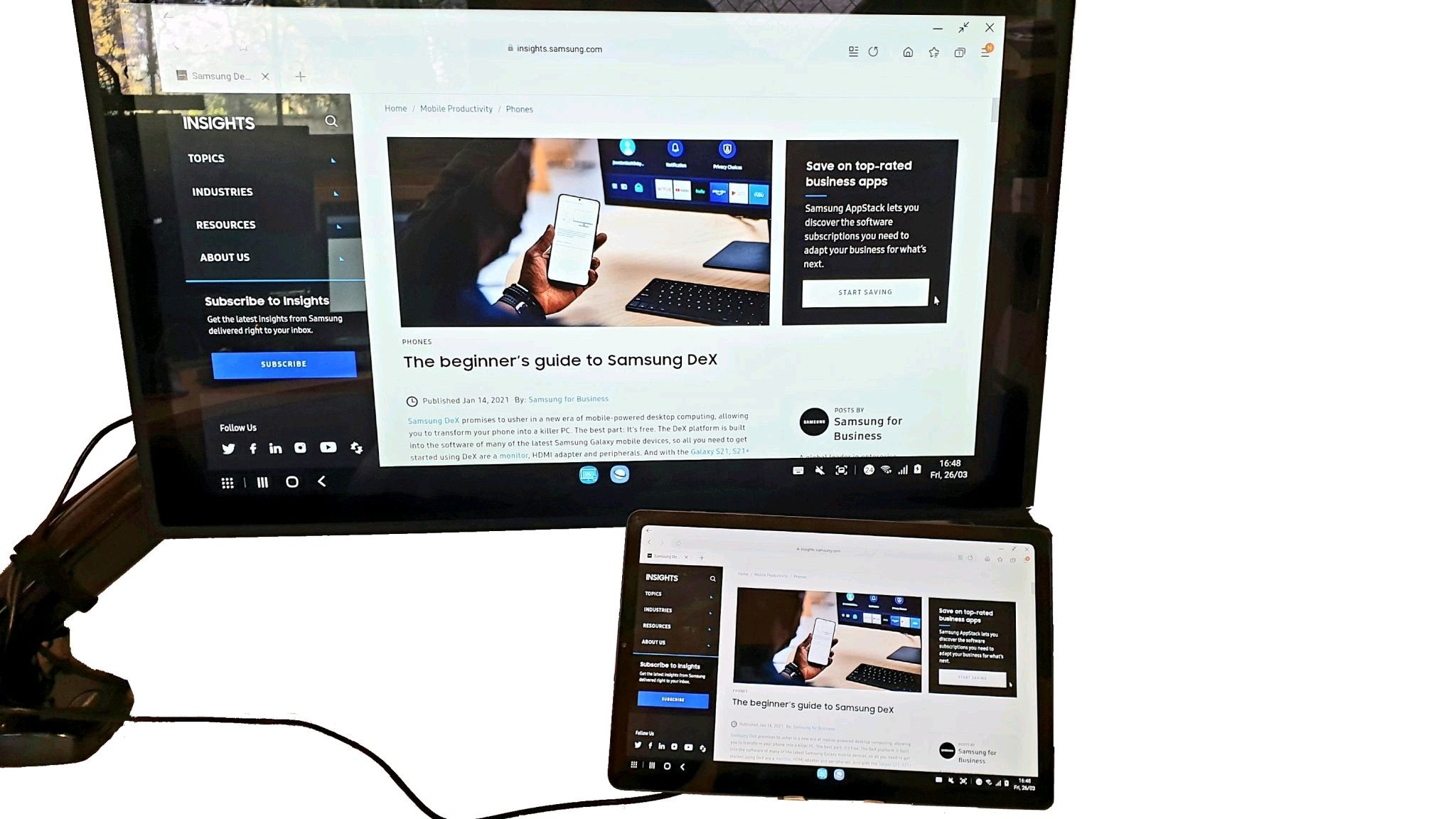 Samsung galaxy 2024 tab s6 hdmi