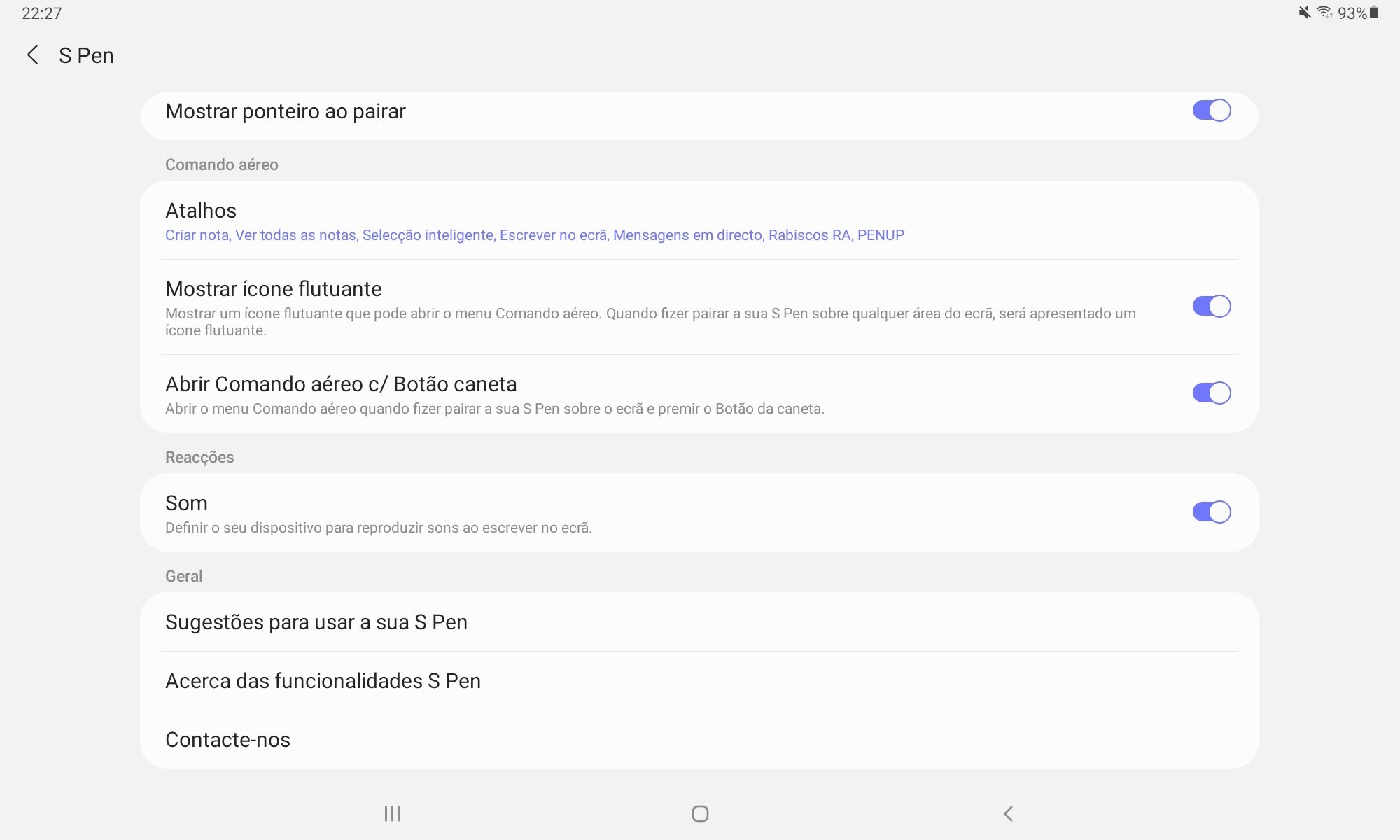 samsung tab s6 lite s pen não funciona Samsung Community