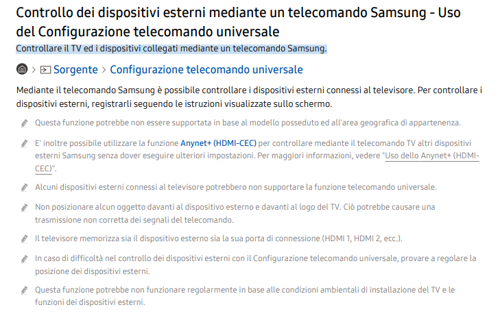 Risolto: Tv e Soundbar Samsung, usare stesso telecomando? - Pagina 2 -  Samsung Community