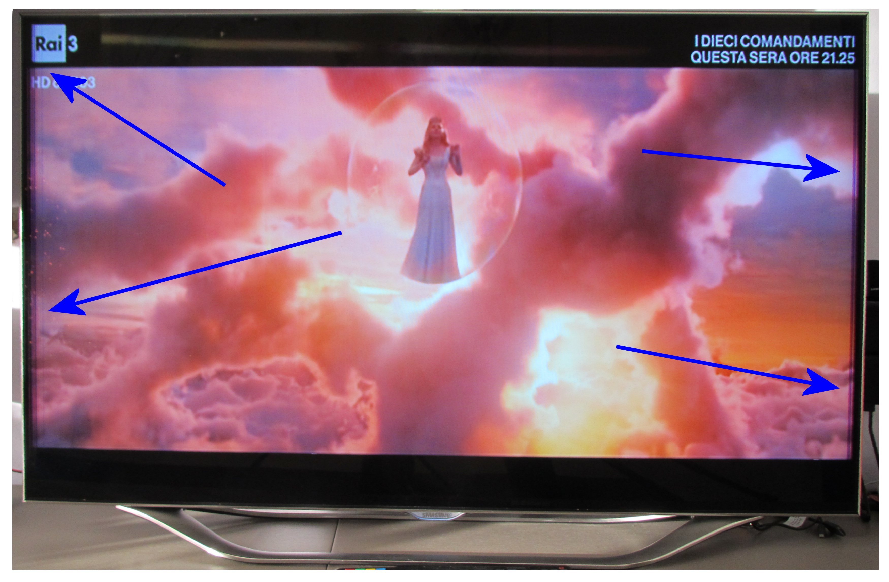 smart tv UE55ES8000QXZT righe verticali in mezzo allo schermo - Samsung  Community